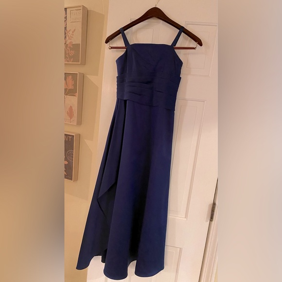 Girl’s Navy Junior Bridesmaids Gown - Picture 1 of 1